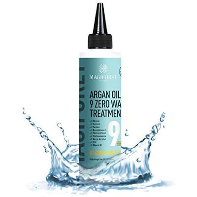 MagiForet Condizionatore per Capelli, Maschera per Capelli, Olio di Argan 9 Zero Trattamento ad Acqua, con Cheratina Naturale, Proteine, Senza Solfati, Condizionante Riparatore, Volumizzante, 550 ml MagiForet Condizionatore per Capelli, Maschera per Capelli, Olio di Argan 9 Zero Trattamento ad Acqua, con Cheratina Naturale, Proteine, Senza Solfati, Condizionante Riparatore, Volumizzante, 550 ml