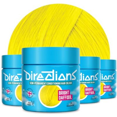 La Riche 4 x Semi-Permanent Hair Color 100ml Tub (Bright Daffodil) La Riche 4 x Semi-Permanent Hair Color 100ml Tub (Bright Daffodil)
