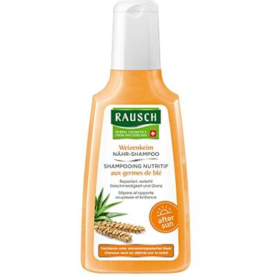 Rausch Shampoo Nutriente al Germe di Frumento 200 ml per Capelli Secchi e Stressati dal Sole Rausch Shampoo Nutriente al Germe di Frumento 200 ml per Capelli Secchi e Stressati dal Sole