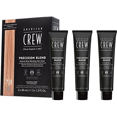 American Crew Precision Blend Light 7/8 3x40ml tinta capelli e barba American Crew Precision Blend Light 7/8 3x40ml tinta capelli e barba