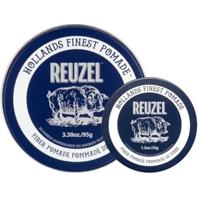 REUZEL Fiber Pomade 2026 Road Trip Set 95g + 35g Travel Tin Strong Hold Low Shine Pomade. Texturizing and Volumizing for a Fuller Look. Firm, Flexible and Reworkable. Vegan. REUZEL Fiber Pomade 2026 Road Trip Set 95g + 35g Travel Tin Strong Hold Low Shine Pomade. Texturizing and Volumizing for a Fuller Look. Firm, Flexible and Reworkable. Vegan.