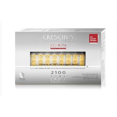 CRESCINA Transdermic NEO MITO Isole Follicolari Trattamento per Ri-crescita Capelli 2100 Uomo 40 fiale CRESCINA Transdermic NEO MITO Isole Follicolari Trattamento per Ri-crescita Capelli 2100 Uomo 40 fiale