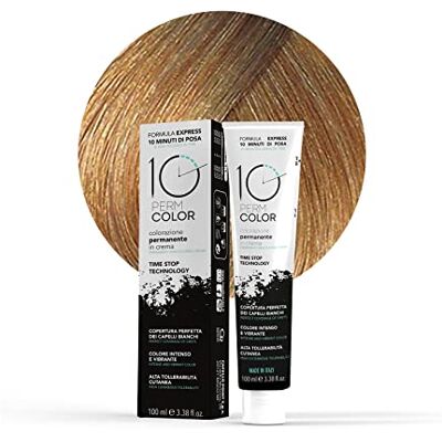 Capello point 10 Perm, Colorazione a Lunga Durata Express, 7.3 Biondo Dorato Tinta per Capelli, Copertura Rapida e Omogenea in 10 Minuti, Colore Brillante, Intenso e Luminoso, 100 ml Capello point 10 Perm, Colorazione a Lunga Durata Express, 7.3 Biondo Dorato Tinta per Capelli, Copertura Rapida e Omogenea in 10 Minuti, Colore Brillante, Intenso e Luminoso, 100 ml