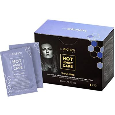 elchim Hot Honey Care Sistema di condizionamento intensivo per capelli corti e medi fini – Confezione da 12 cialde trattamento di ricarica elchim Hot Honey Care Sistema di condizionamento intensivo per capelli corti e medi fini – Confezione da 12 cialde trattamento di ricarica