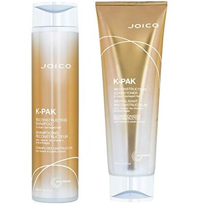 Joico K-Pak Shampoo rigenerante 300 ml e balsamo da 250 ml per riparare i capelli danneggiati Joico K-Pak Shampoo rigenerante 300 ml e balsamo da 250 ml per riparare i capelli danneggiati