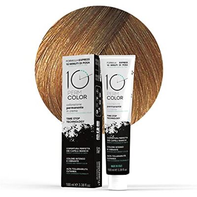 Capello point 10 Perm, Colorazione a Lunga Durata Express, 6.3 Biondo Scuro Dorato Tinta per Capelli, Copertura Rapida e Omogenea in 10 Minuti, Colore Brillante, Intenso e Luminoso, 100 ml Capello point 10 Perm, Colorazione a Lunga Durata Express, 6.3 Biondo Scuro Dorato Tinta per Capelli, Copertura Rapida e Omogenea in 10 Minuti, Colore Brillante, Intenso e Luminoso, 100 ml
