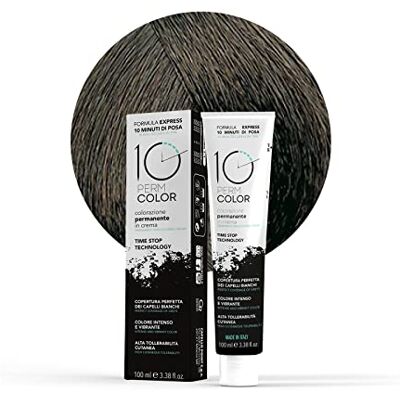 Capello point 10 Perm, Colorazione a Lunga Durata Express, Colore Capello 4 Castano Tinta per Capelli, Copertura Rapida e Omogenea in 10 Minuti, Colore Brillante, Intenso e Luminoso, 100 ml Capello point 10 Perm, Colorazione a Lunga Durata Express, Colore Capello 4 Castano Tinta per Capelli, Copertura Rapida e Omogenea in 10 Minuti, Colore Brillante, Intenso e Luminoso, 100 ml