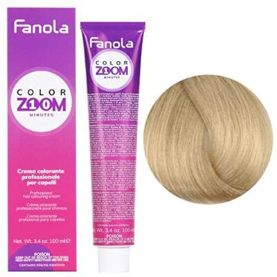 FANOLA CREMA COLORE PER CAPELLI 100 ML COLORZOOM 10 MINUTI 9.0 BIONDO CH.MO- FANOLA CREMA COLORE PER CAPELLI 100 ML COLORZOOM 10 MINUTI 9.0 BIONDO CH.MO-
