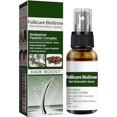 Generic Spray per la crescita dei capelli, 50 ml, effetto infoltente, formula nutriente, rinforzante e lenitiva, 50 ml, trattamento post-shampoo per la ricrescita dei capelli Generic Spray per la crescita dei capelli, 50 ml, effetto infoltente, formula nutriente, rinforzante e lenitiva, 50 ml, trattamento post-shampoo per la ricrescita dei capelli