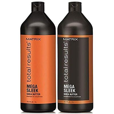 Matrix Kit Total Results Mega Sleek Shampoo 1000ml + Balsamo 1000ml Matrix Kit Total Results Mega Sleek Shampoo 1000ml + Balsamo 1000ml