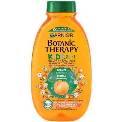 Shampoo 2-in-1 Garnier con albicocca e fiore di cotone - 250 ml Shampoo 2-in-1 Garnier con albicocca e fiore di cotone - 250 ml