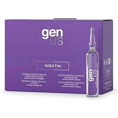 Genus Lozione ristrutturante capelli GE US KERATIN senza risciacquo 10ml x 12pz 247 Genus Lozione ristrutturante capelli GE US KERATIN senza risciacquo 10ml x 12pz 247