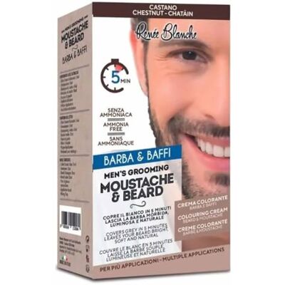 Renée Blanche Colorazione Per Barba E Baffi Tintura Colore Castano Senza Ammoniaca 2X20 Ml (Castano, 1 Unità) Renée Blanche Colorazione Per Barba E Baffi Tintura Colore Castano Senza Ammoniaca 2X20 Ml (Castano, 1 Unità)