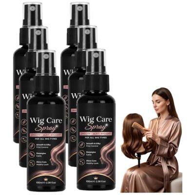JHMXKD Spray Parrucca per Capelli Sintetici 100ml, Spray Cura Parrucca (6PCS) Spray districante per parrucche sintetiche, lasciare in balsamo per parrucche, controllo dell'effetto crespo JHMXKD Spray Parrucca per Capelli Sintetici 100ml, Spray Cura Parrucca (6PCS) Spray districante per parrucche sintetiche, lasciare in balsamo per parrucche, controllo dell'effetto crespo