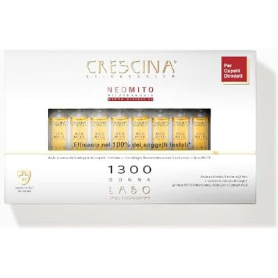 CRESCINA Transdermic NEO MITO Ri-Crescita Trattamento per Diradamento Capelli 1300 Donna 20 fiale CRESCINA Transdermic NEO MITO Ri-Crescita Trattamento per Diradamento Capelli 1300 Donna 20 fiale