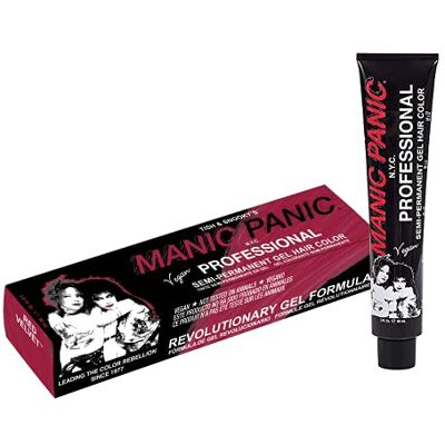 MANIC PANIC Vegan semi-permanent red velvet Professional hair dyes MANIC PANIC Vegan semi-permanent red velvet Professional hair dyes