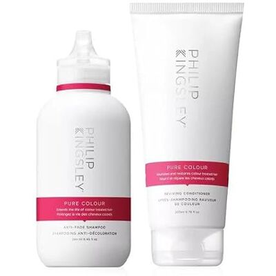 Philip Kingsley Set Shampoo e Balsamo Rivitalizzante Pure Colour Duo per capelli colorati decolorati Protegge i capelli 250ml & 200ml Philip Kingsley Set Shampoo e Balsamo Rivitalizzante Pure Colour Duo per capelli colorati decolorati Protegge i capelli 250ml & 200ml
