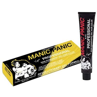 MANIC PANIC Vegan semi-permanent solar yellow Professional hair dyes MANIC PANIC Vegan semi-permanent solar yellow Professional hair dyes