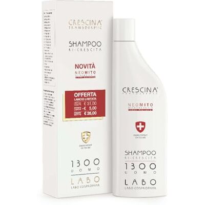 CRESCINA Transdermic NEO MITO SHAMPOO Ri-Crescita Capelli 1300 Uomo 150ml CRESCINA Transdermic NEO MITO SHAMPOO Ri-Crescita Capelli 1300 Uomo 150ml
