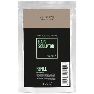 Sibel Hair Sculptor Hair Building Fibers Light Brown Refill 25gr Sibel Hair Sculptor Hair Building Fibers Light Brown Refill 25gr