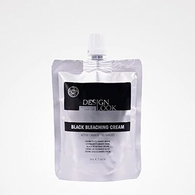 Design Look Decolorazione per capelli in crema colorante nera, Black Bleaching Cream Active Carbon, 10 toni, 250 g Design Look Decolorazione per capelli in crema colorante nera, Black Bleaching Cream Active Carbon, 10 toni, 250 g