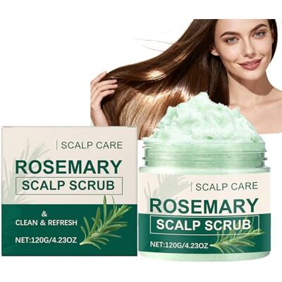 WRANBAO Scrub per cuoio capelluto rosmarino, peeling per la pulizia profonda contro forfora e cuoio capelluto grasso, scrub per capelli al rosmarino al sale marino, contro la forfora, le radici dei capelli WRANBAO Scrub per cuoio capelluto rosmarino, peeling per la pulizia profonda contro forfora e cuoio capelluto grasso, scrub per capelli al rosmarino al sale marino, contro la forfora, le radici dei capelli