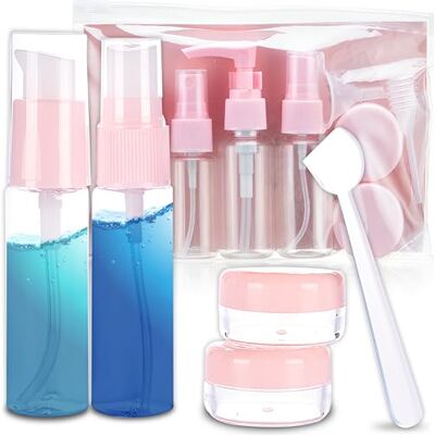 Retoo Bottiglie da Viaggio 10/50/60 ml 4 Pezzi Kit Contenitori da Viaggio Flaconi per Cosmetici Shampoo Liquidi and Lozione Crema Set Accessori per Aerei Viaggio Trasparente Retoo Bottiglie da Viaggio 10/50/60 ml 4 Pezzi Kit Contenitori da Viaggio Flaconi per Cosmetici Shampoo Liquidi and Lozione Crema Set Accessori per Aerei Viaggio Trasparente
