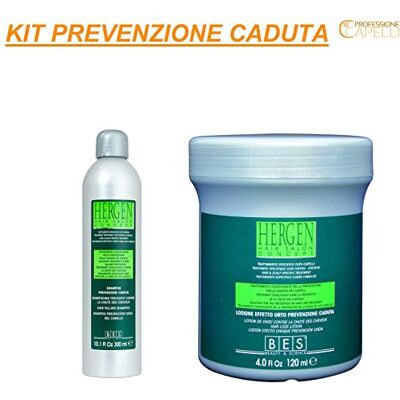 Bes HERGEN ANTICADUTA KIT PREVENZIONE CADUTA SHAMPOO 300ml+LOZIONE TERAPIA URTO 12x12ml Bes HERGEN ANTICADUTA KIT PREVENZIONE CADUTA SHAMPOO 300ml+LOZIONE TERAPIA URTO 12x12ml