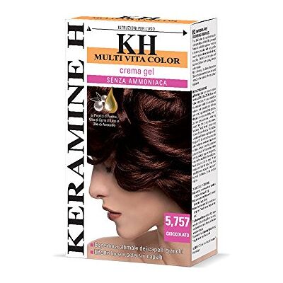 Keramine H Crema Gel, Cioccolato 3 Confezioni da 110 ml Totale: 330 ml, 330 millilitro, 3 Keramine H Crema Gel, Cioccolato 3 Confezioni da 110 ml Totale: 330 ml, 330 millilitro, 3