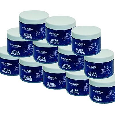 Goldwell Lagoom Jam Style Sign volume gel 12 x 150 ml set con shampoo per capelli STAPIZ 15 ml o maschera 10 ml Goldwell Lagoom Jam Style Sign volume gel 12 x 150 ml set con shampoo per capelli STAPIZ 15 ml o maschera 10 ml