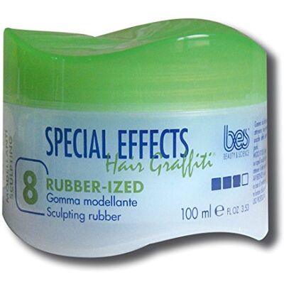 BES , Hair graffiti 8 Rubber Ized Gomma Modellante 100ml BES , Hair graffiti 8 Rubber Ized Gomma Modellante 100ml