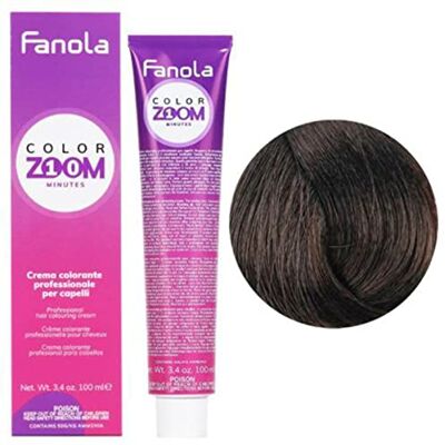 FANOLA CREMA COLORE CAPELLI 100ML COLORZOOM 10 MINUTI 5.7 CASTANO CHIARO MARRONE- FANOLA CREMA COLORE CAPELLI 100ML COLORZOOM 10 MINUTI 5.7 CASTANO CHIARO MARRONE-