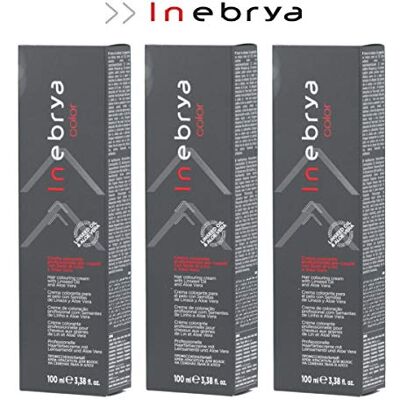 Inebrya 3x Color 1 Nero Puro Crema Colorante per Capelli 100 ml Inebrya 3x Color 1 Nero Puro Crema Colorante per Capelli 100 ml