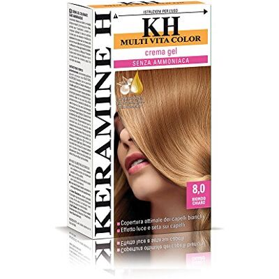 Keramine H Crema Gel, Biondo Chiaro 3 Confezioni da 110 ml Totale: 330 ml Keramine H Crema Gel, Biondo Chiaro 3 Confezioni da 110 ml Totale: 330 ml