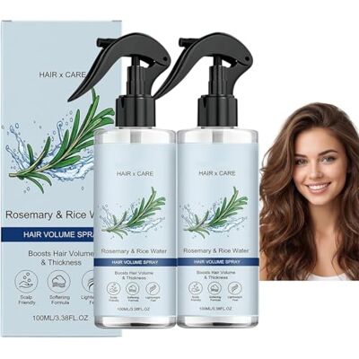 Generic Spray per capelli al rosmarino e acqua di riso, Spray volumizzante e curativo al rosmarino, Balsamo senza risciacquo nutriente, per capelli lucenti e forti Generic Spray per capelli al rosmarino e acqua di riso, Spray volumizzante e curativo al rosmarino, Balsamo senza risciacquo nutriente, per capelli lucenti e forti