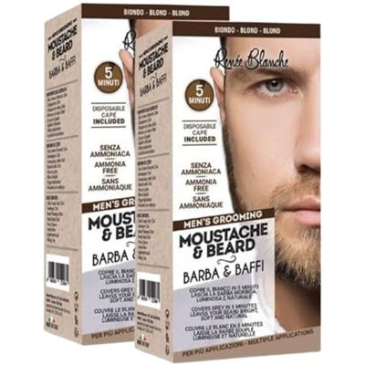 Renée Blanche Colorazione Per Barba E Baffi Tintura Colore Biondo Senza Ammoniaca 2X20 Ml (2, Unità) Renée Blanche Colorazione Per Barba E Baffi Tintura Colore Biondo Senza Ammoniaca 2X20 Ml (2, Unità)