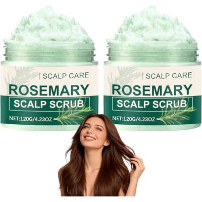 Generic Scrub per cuoio capelluto al rosmarino, scrub esfoliante al sale marino, scrub nutriente per le radici, per cuoio capelluto grasso e secco Generic Scrub per cuoio capelluto al rosmarino, scrub esfoliante al sale marino, scrub nutriente per le radici, per cuoio capelluto grasso e secco