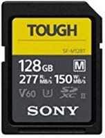 Sony Memoria SD-XC 128 GB Serie M Tough, Lettura 277 MB/s, Scrittura 150 MB/s, Resistente a Condizioni Estreme