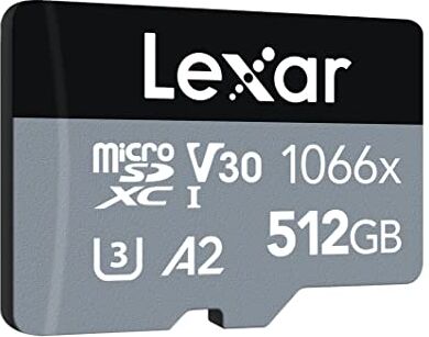 Lexar 512GB MICROSDXC HIGH-PERFORMANCE 1066X UHS-I C10 A2 V30 U4