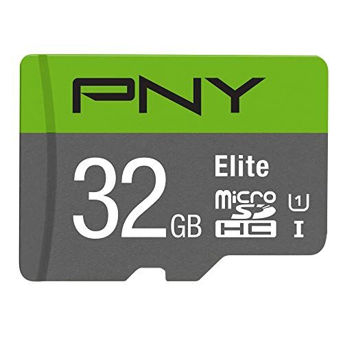 PNY Elite Scheda di Memoria microSDHC 32GB + Adattatore SD, Velocità di Lettura fino a 100MB/s, Classe 10 UHS-I, U1 per video Full HD
