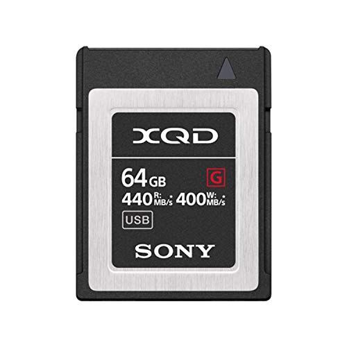 Sony Memoria XQD 64 GB Serie G, Lettura 440 MB/s, Scrittura 400 MB/s