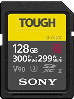 Sony SDXC Pro Tough 128GB Class 10 UHS-II U3