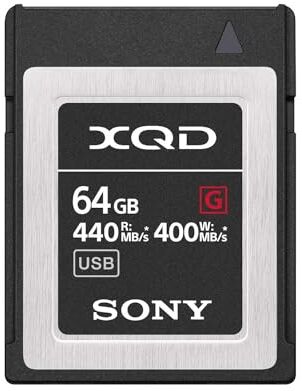 Sony Professional XQD G series 64GB Scheda di memoria (QD-G64F/J) Nero