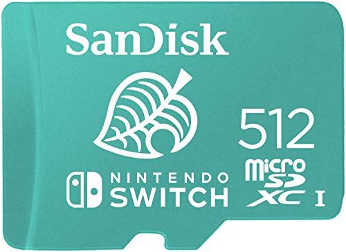 SanDisk 512 Go microSDXC Scheda per Nintendo Switch, Scheda di memoria con Licenza Nintendo, fino a 100 MB/s UHS-I Class 10 U3