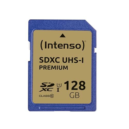 Intenso premium scheda di memoria sdxc da 128 gb, class 10 uhs-i.