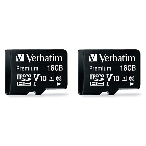 Verbatim 941993 Scheda di Memoria MicroSDHC, 16 GB (Confezione da 2)