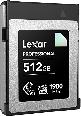 Lexar Scheda di memoria CFexpress di tipo B professionale da 512 GB serie Diamond