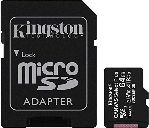 Kingston Scheda di memoria micro SD SDHC da 64 GB per Samsung Galaxy Tab A 10.1 (2016)