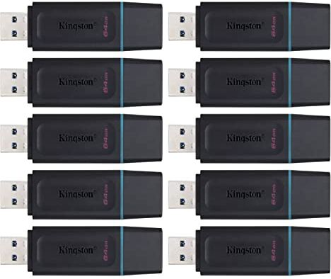 Kingston 64GB DataTraveler Exodia Flash Drive DTX/64GB (Pack of 10), usb