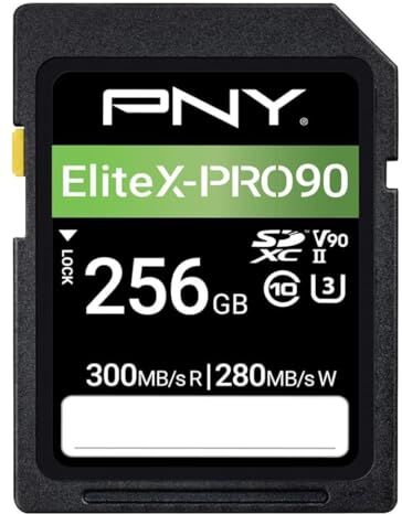 PNY X-PRO 90 256 GB SDXC UHS-II CLASE 10 (FC 256GB X-PRO 90 UHS-II SD)